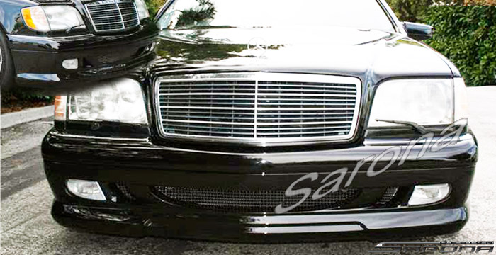 Custom Mercedes S Class  Sedan Front Bumper (1992 - 1999) - $590.00 (Part #MB-161-FB)